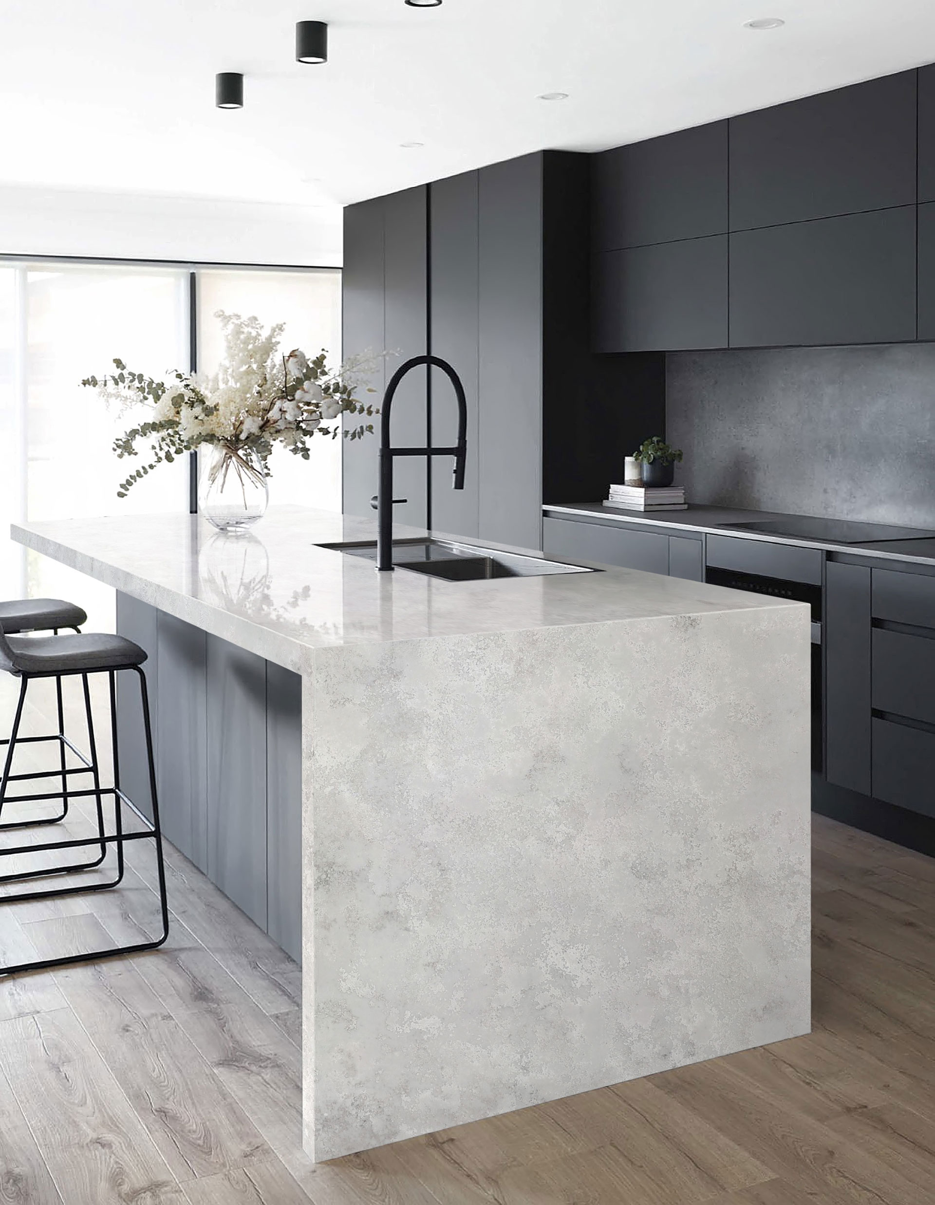 HS329-HS330-LUNA-GREY-LEATHER-POLISHED-Kitchen-Design